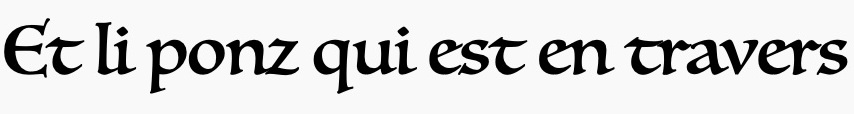 Et li ponz qui est en travers